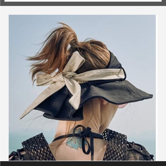 CACUSS Algodon Hats Cap of Viseras Hats Beach Black Summer Woman - Picture 5 of 11